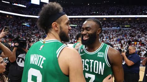 celtics heat final score|Derrick White scores game.